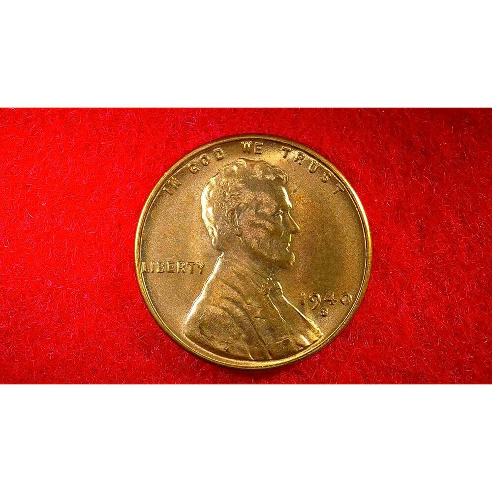 1940-S Lincoln Wheat Cent - Brilliant Uncirculated (BU) Lot 250